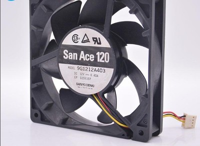 Original Sanyo 9G1212A403 Cooling Fan DC 12V 0.40A 3-Wires 9G1212A403 Fans